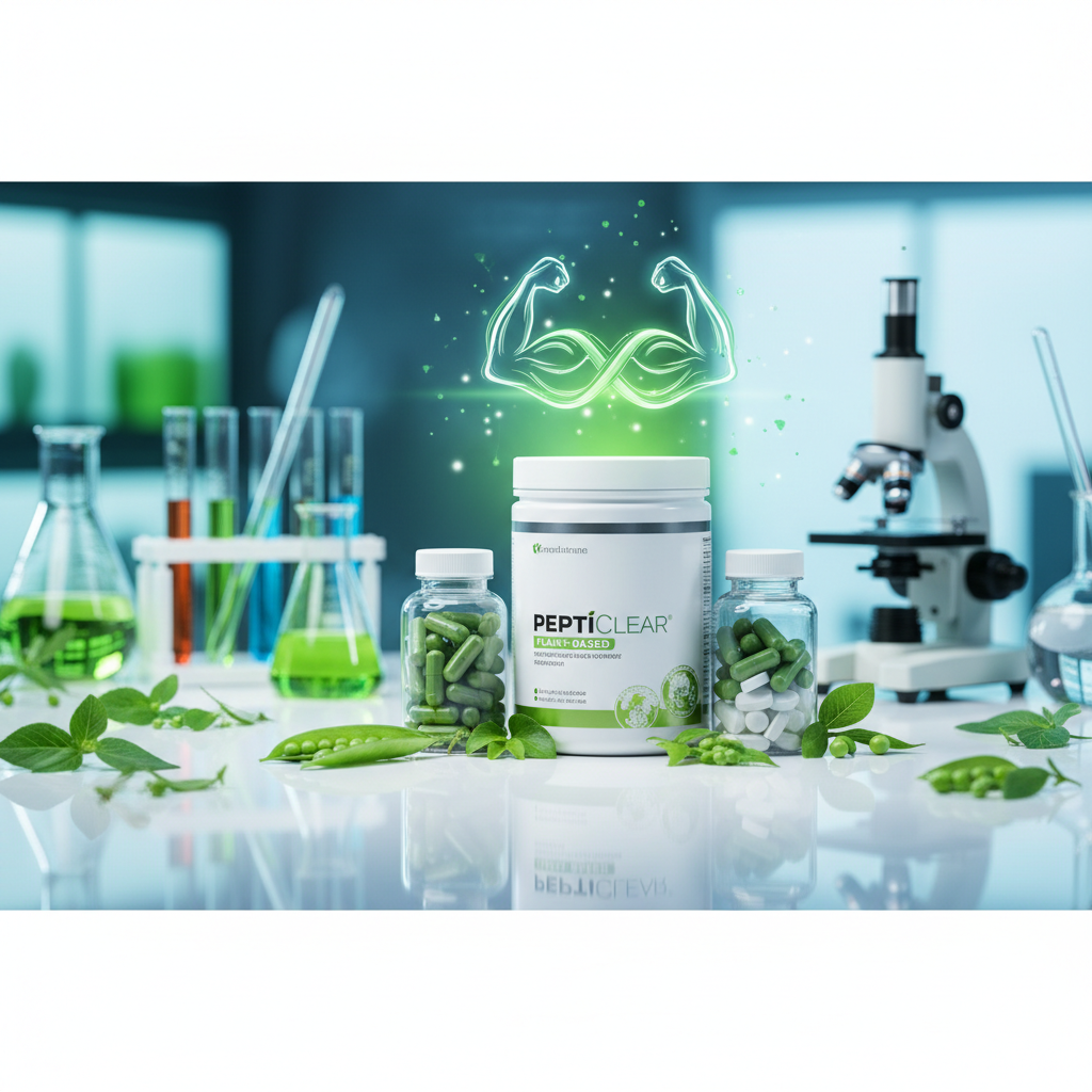 PeptiClear: Plant-Based Muscle Building Without the Whey