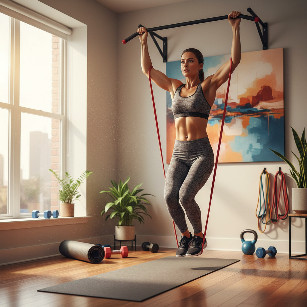 Resistance Bands: Your Gateway to Mastering Pull-Ups at Home