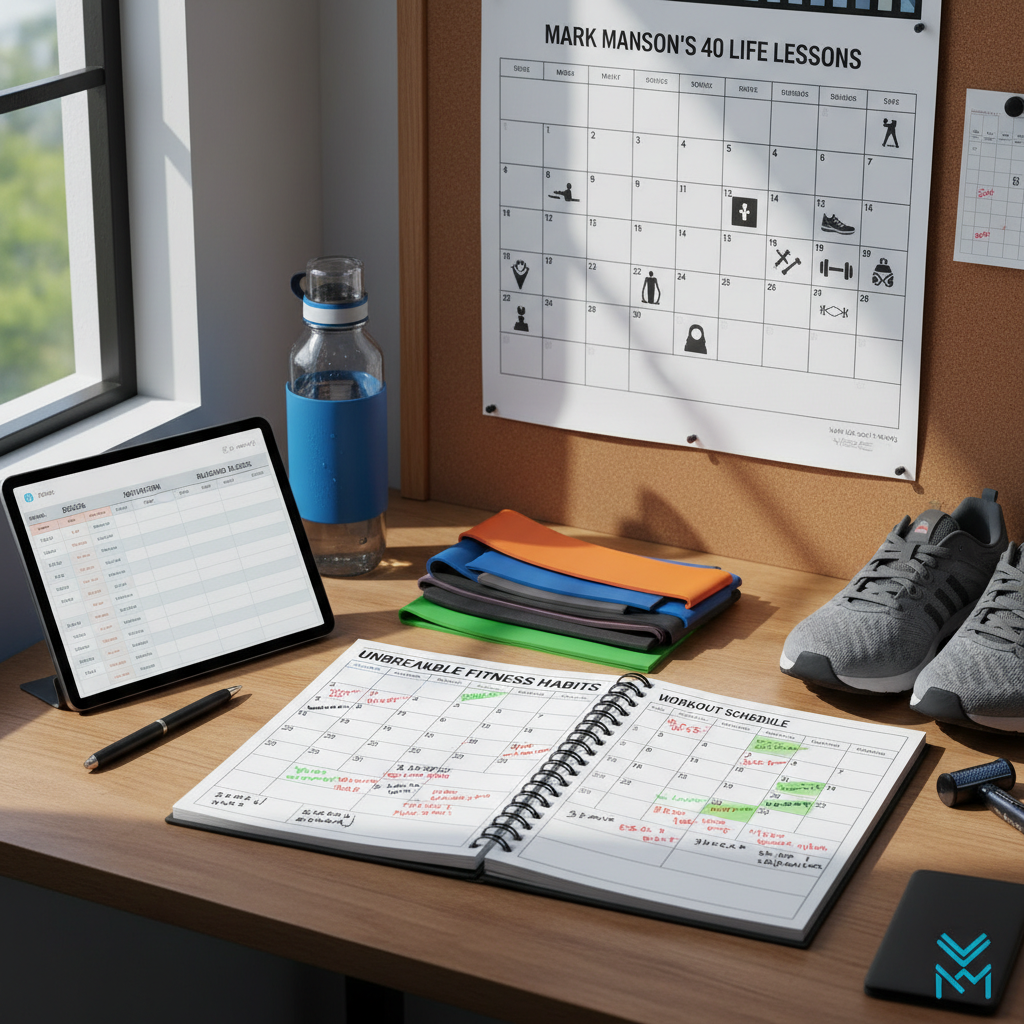 Mark Manson's 40 Life Lessons: Building Unbreakable Fitness Habits